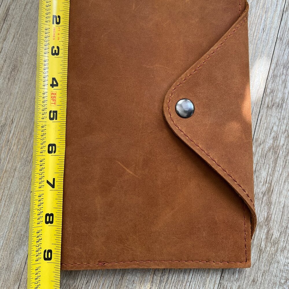 Portland Leather Goods Large Leather Snap Journal cover + insert in Dakota - Picture 3 of 9